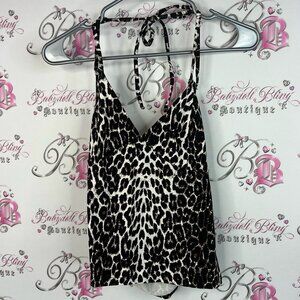Wild Fable tank top halter crop cheetah leopard cropped Animal Print Tank Top